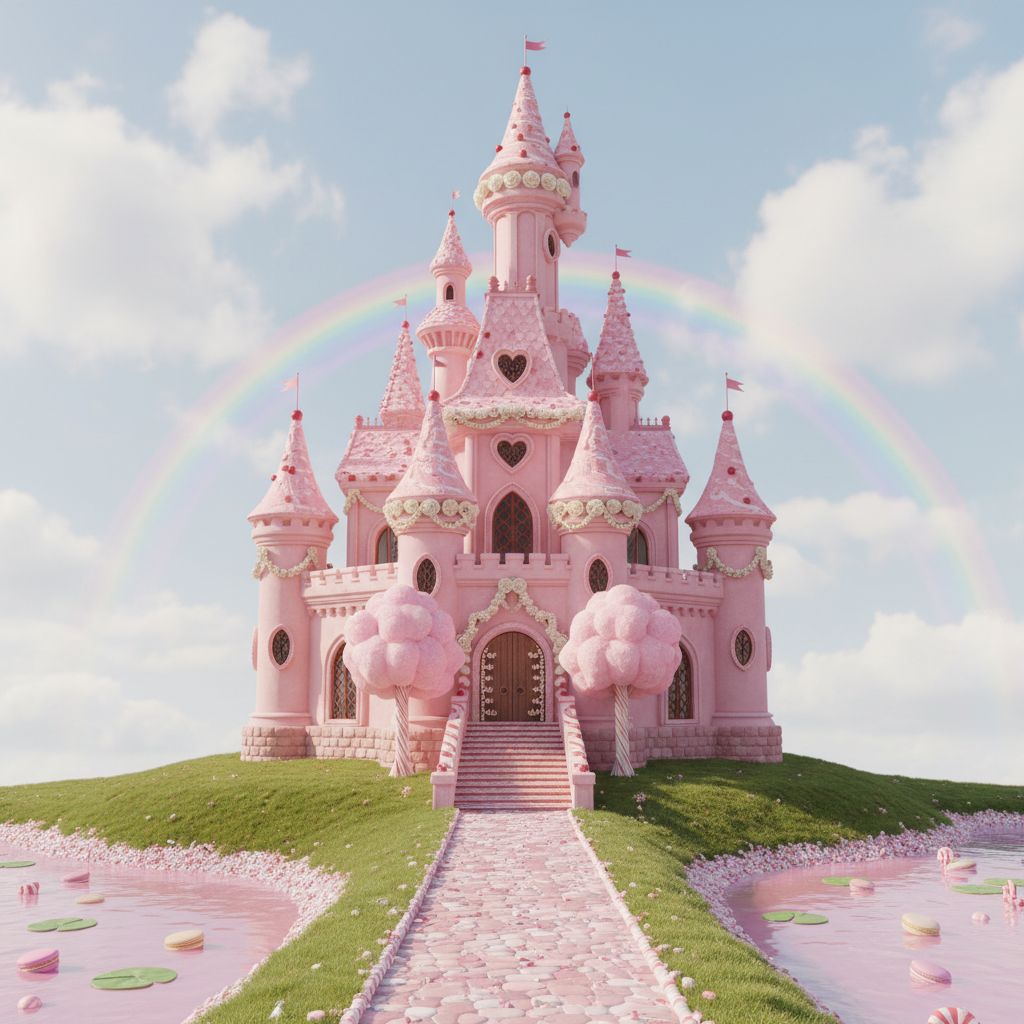 Cute Pink Castle